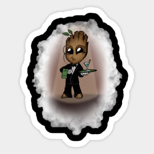 Treeman butler Sticker